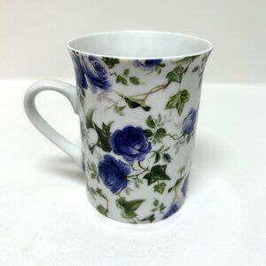 Vintage Rare Springfield Bone China Coffee Tea Mug Cup Floral Made In England